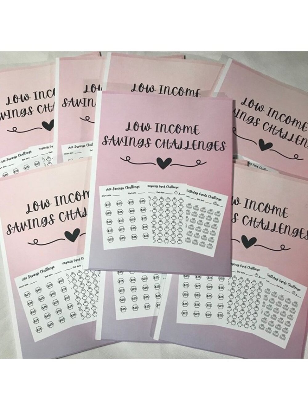 Savings challenges book 20+ challenges